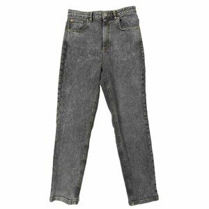 asos Denim High Rise Mom Jeans Womens size 28 Tapered Leg Gray